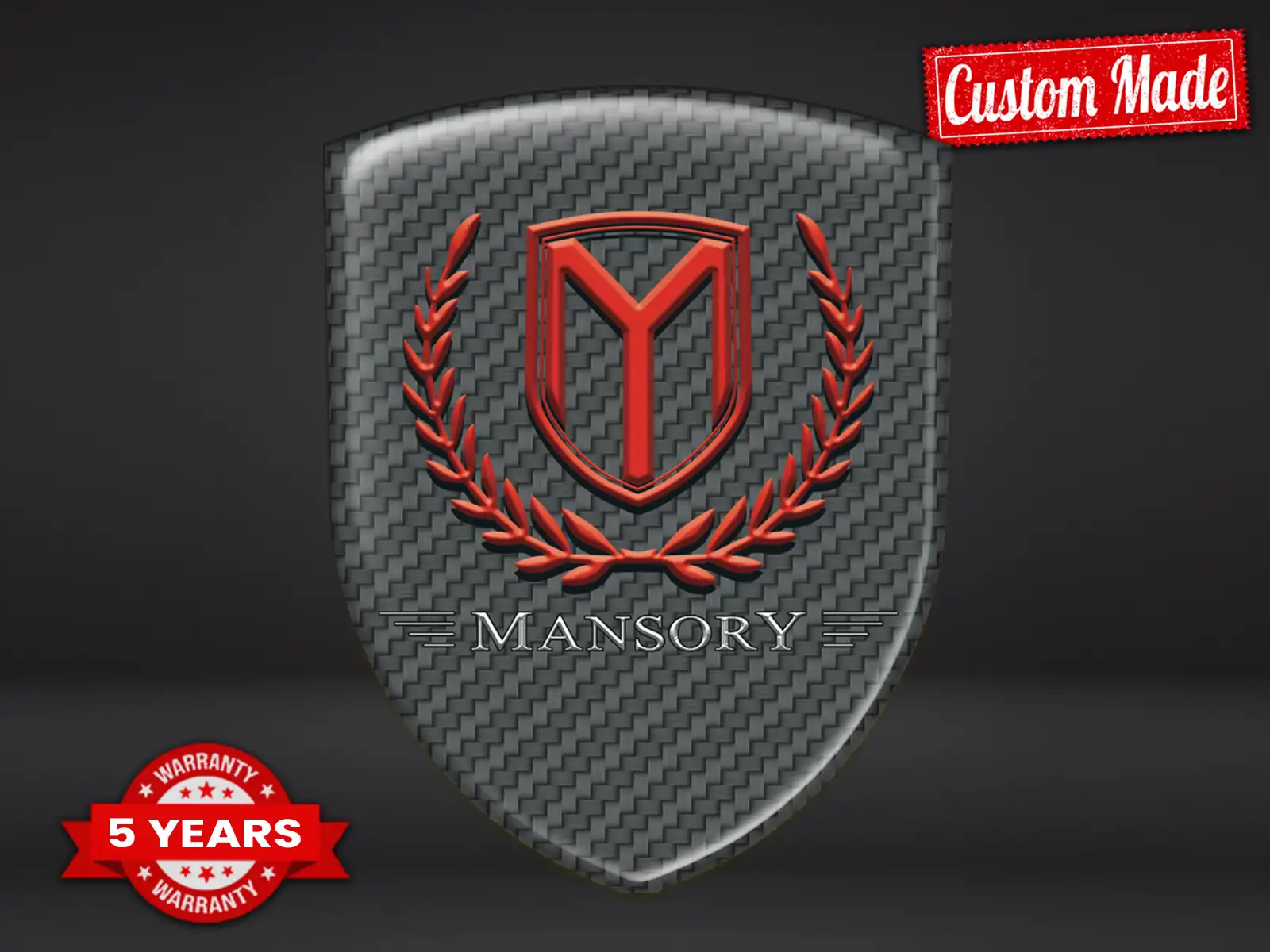 Mansory Fensteraufkleber Pro Max Stilvoll Robust Fahrzeug